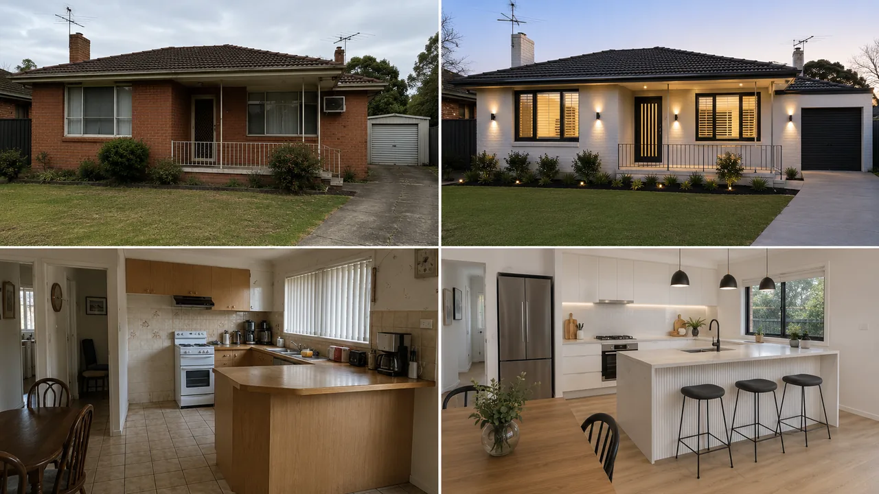 Modern home renovation in Geelong showing updated kitchen and living space 2026