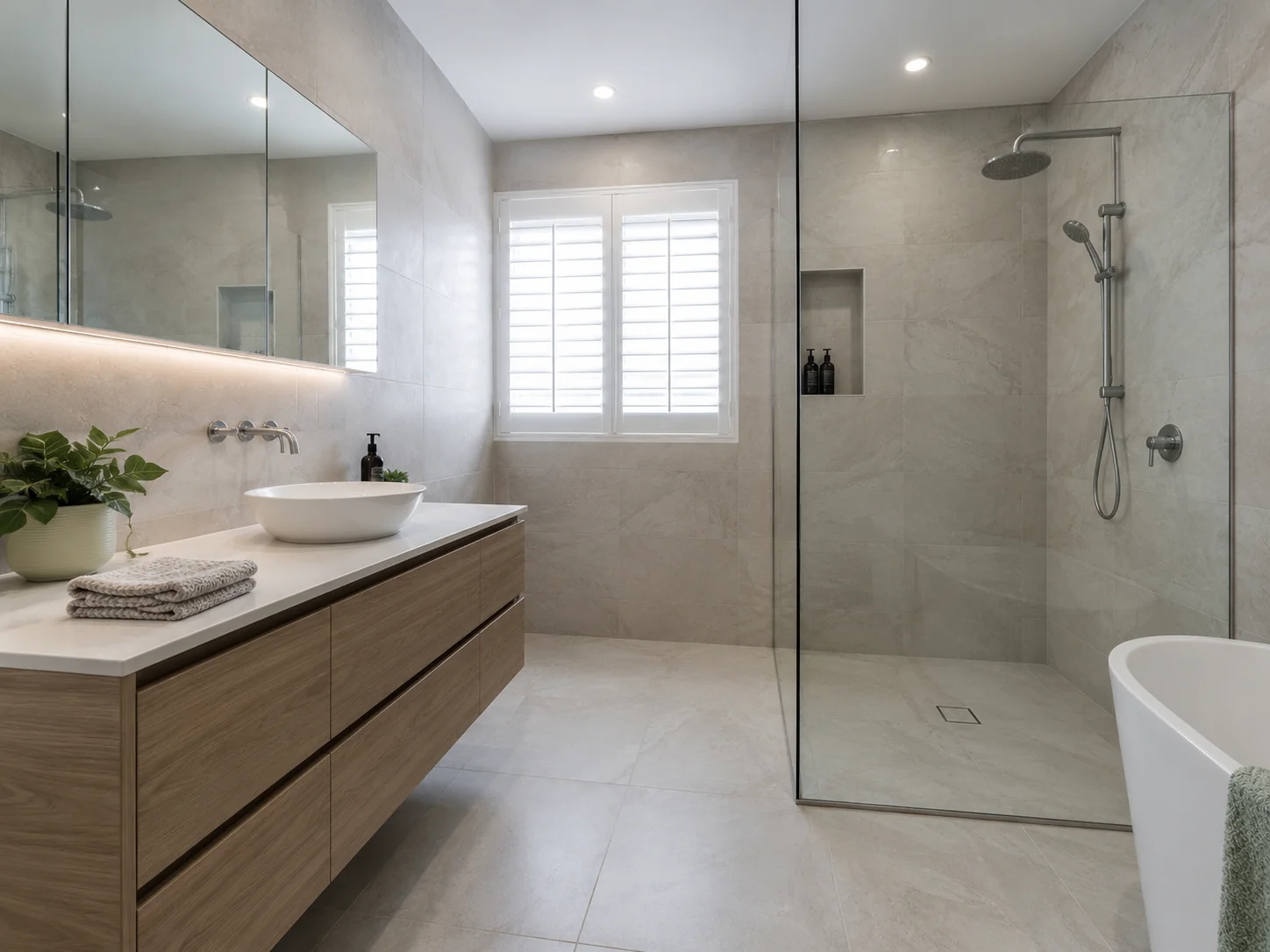 Fully renovated bathroom adding resale value to a Geelong home