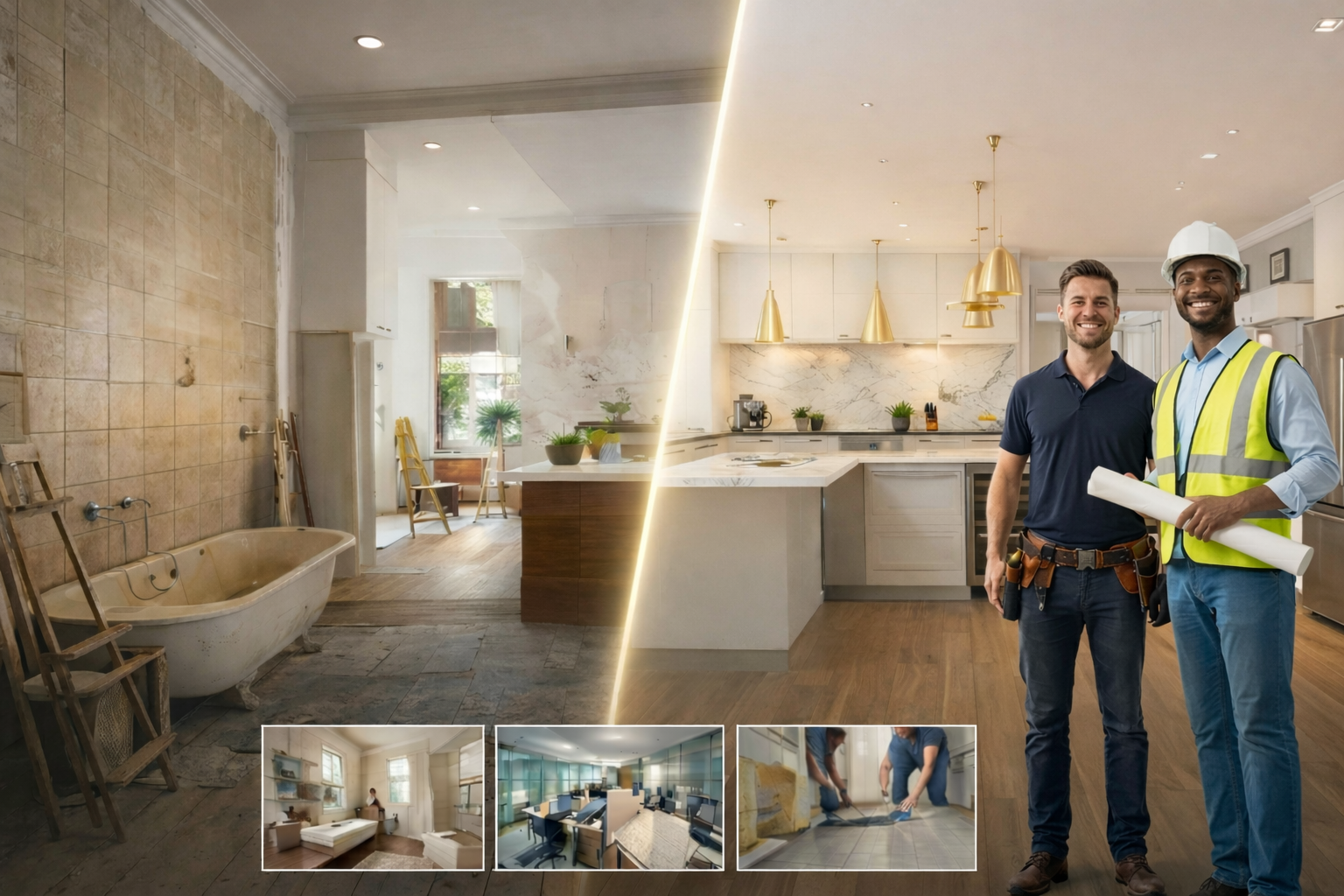 Home renovation before and after by Ultimate Renovations in Melbourne and Geelong